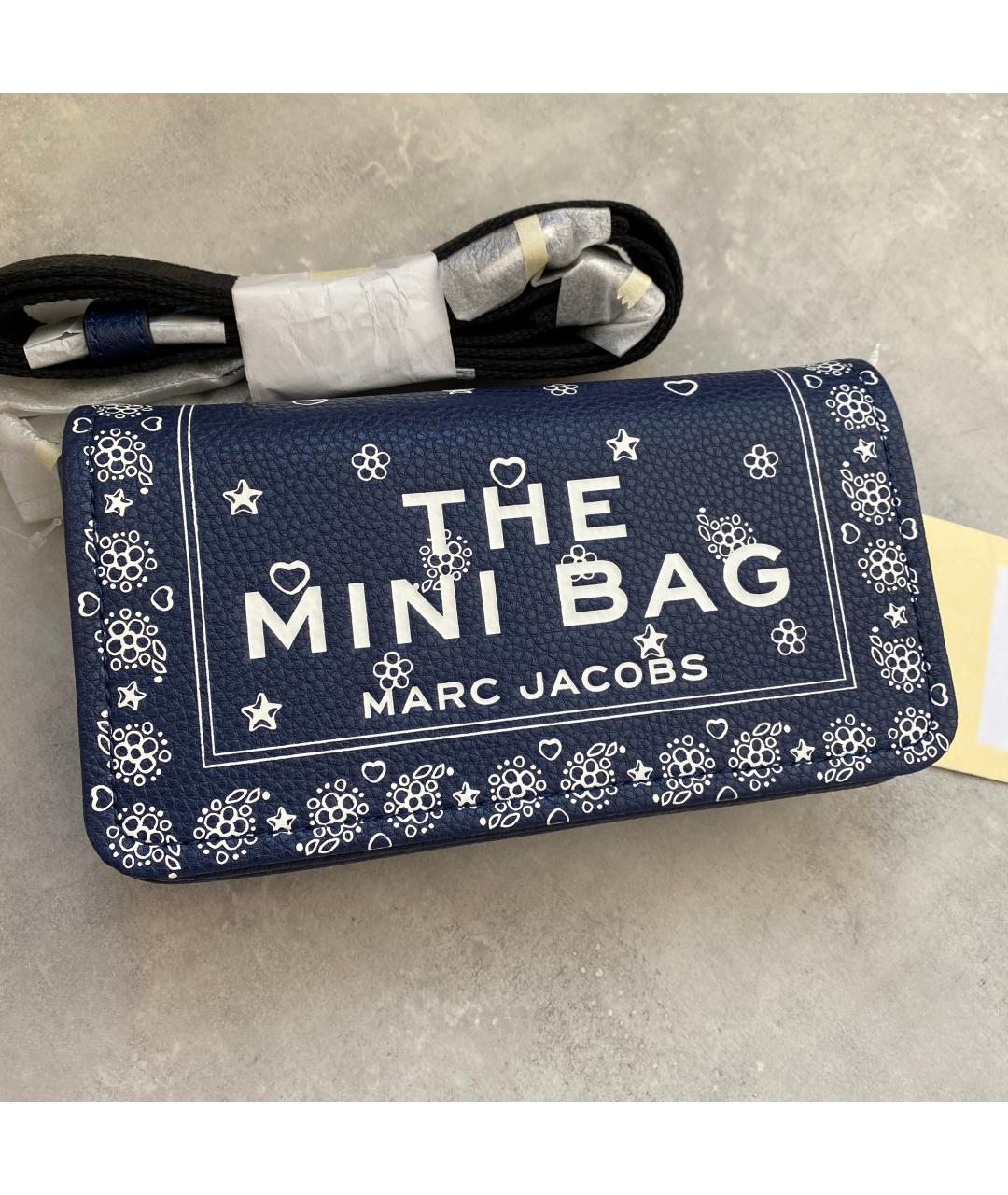 MARC JACOBS Синяя кожаная сумка через плечо, фото 2