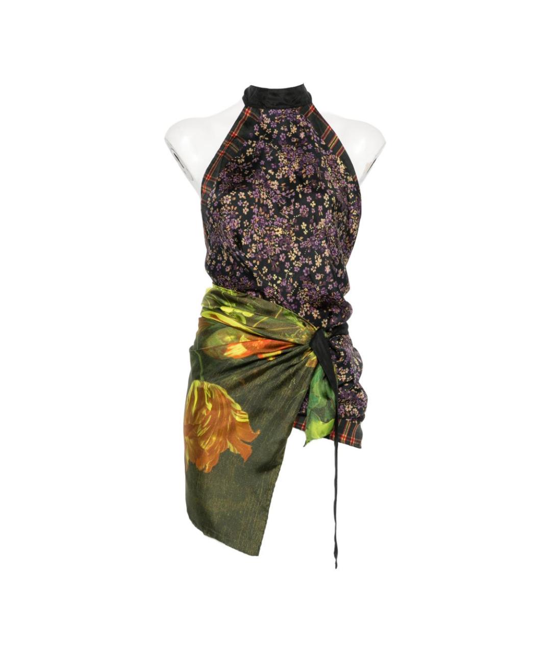 DRIES VAN NOTEN Мульти шелковая блузы, фото 1