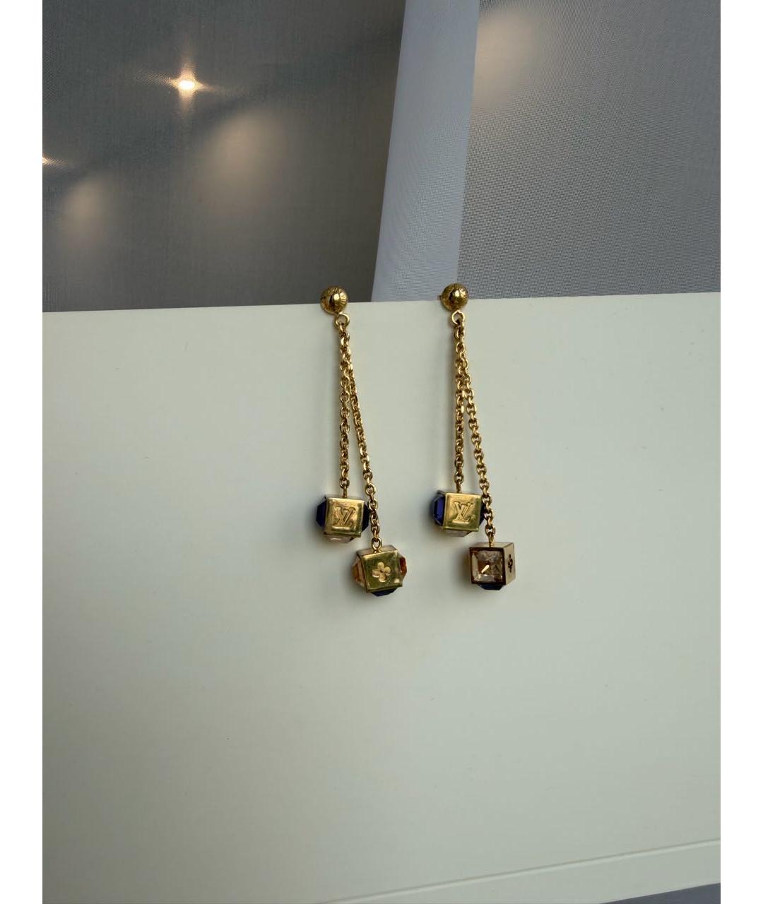 LOUIS VUITTON Золотые серьги, фото 8
