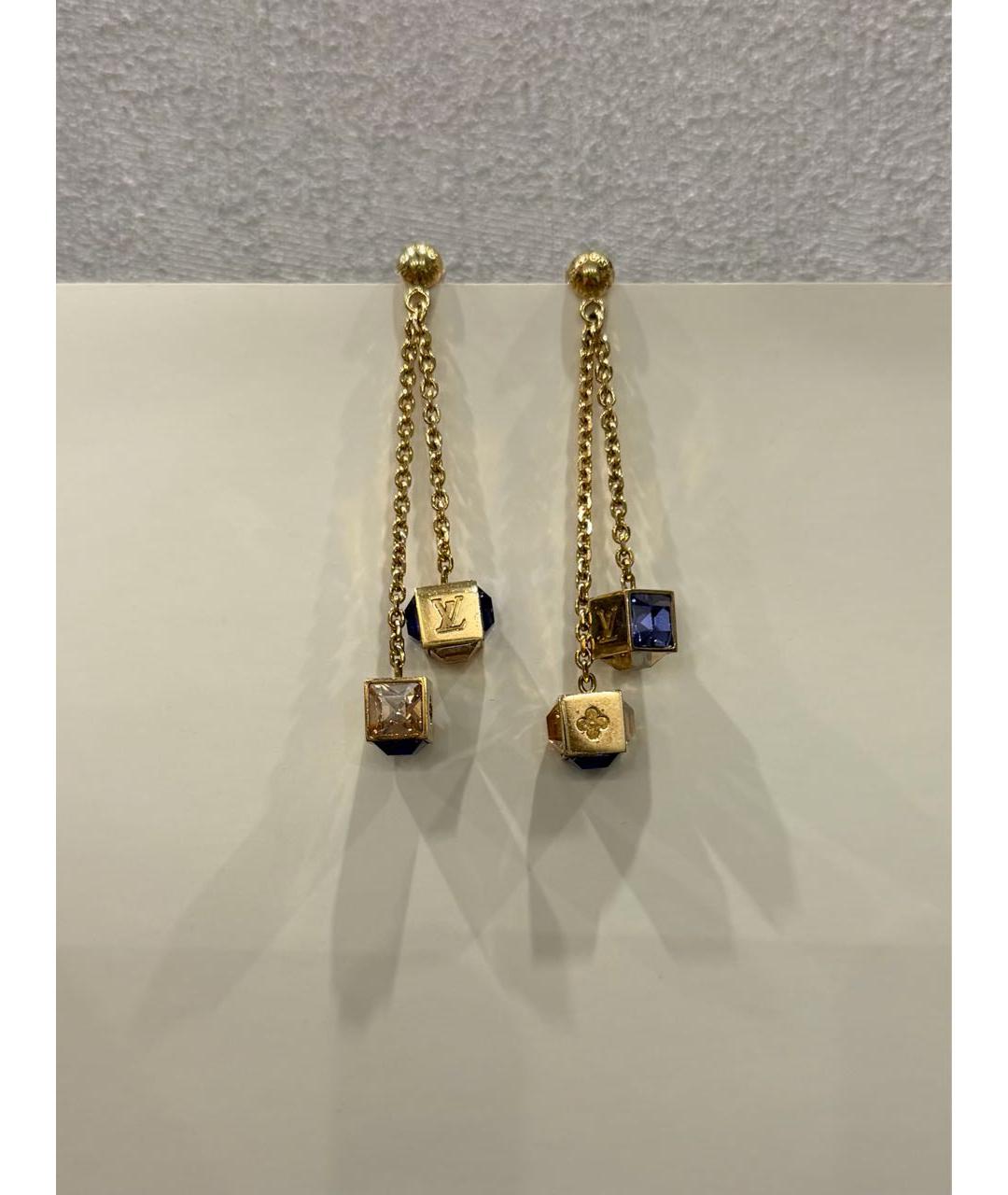 LOUIS VUITTON Золотые серьги, фото 7