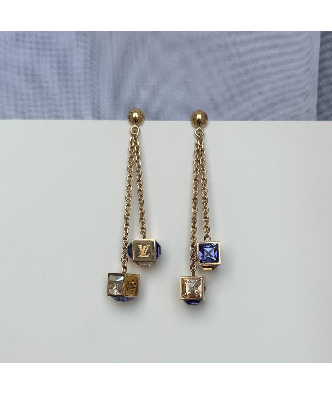 LOUIS VUITTON Золотые серьги, фото 9