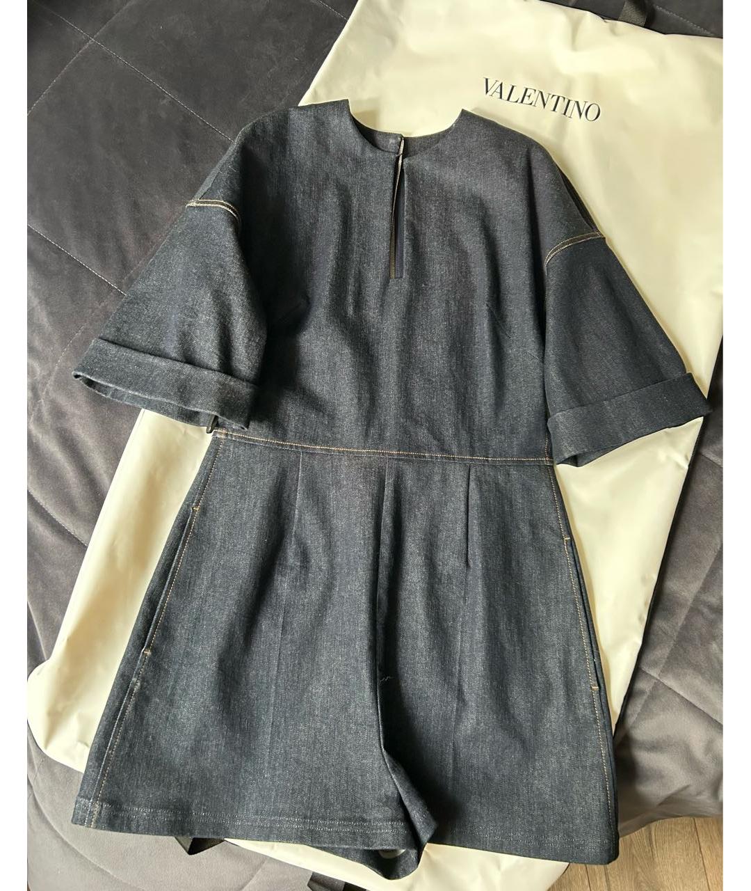 VALENTINO Темно-синий комбинезон, фото 7