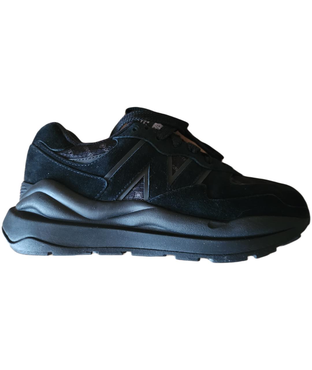 NEW BALANCE Черные замшевые высокие кроссовки / кеды, фото 5