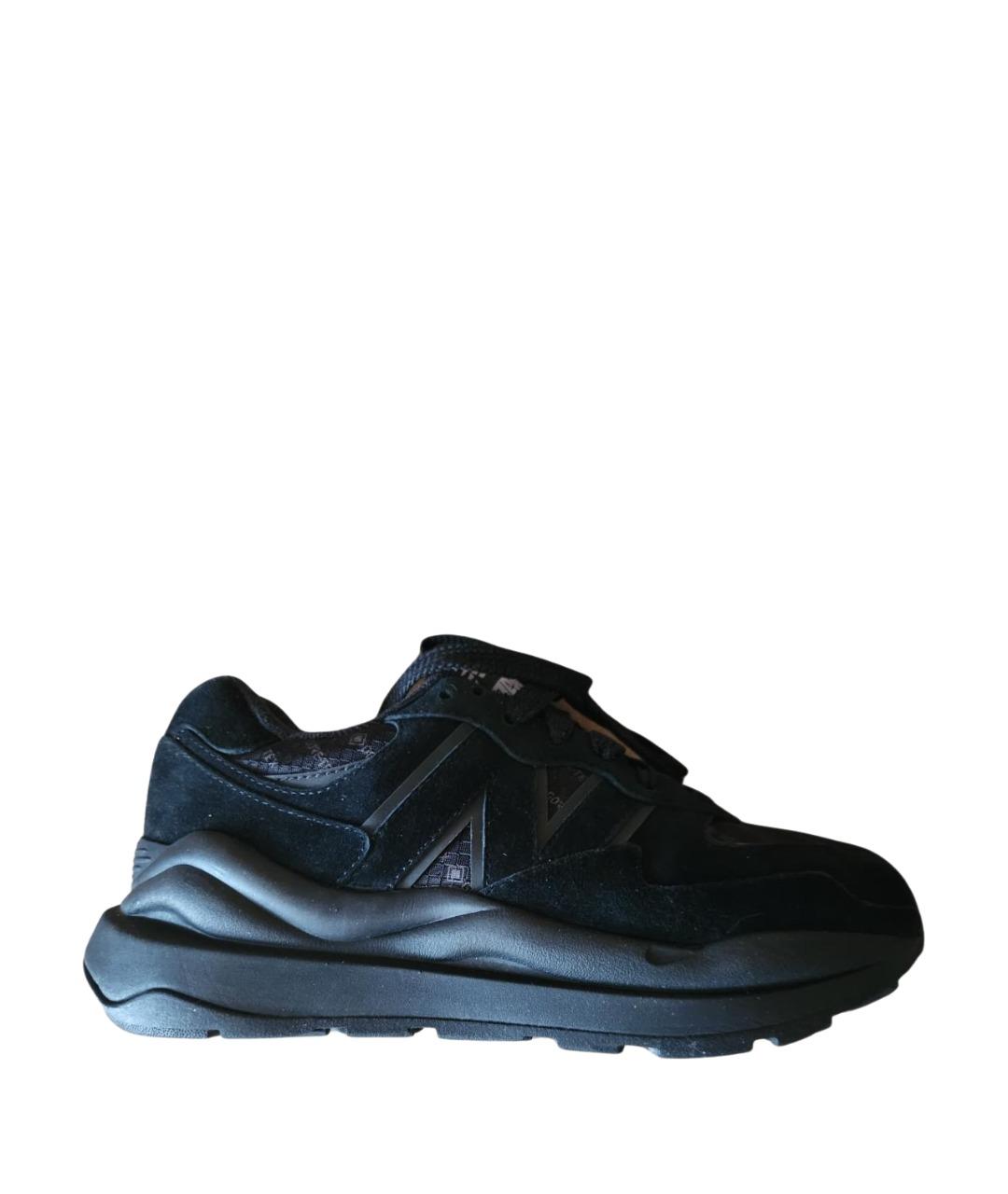 NEW BALANCE Черные замшевые высокие кроссовки / кеды, фото 1