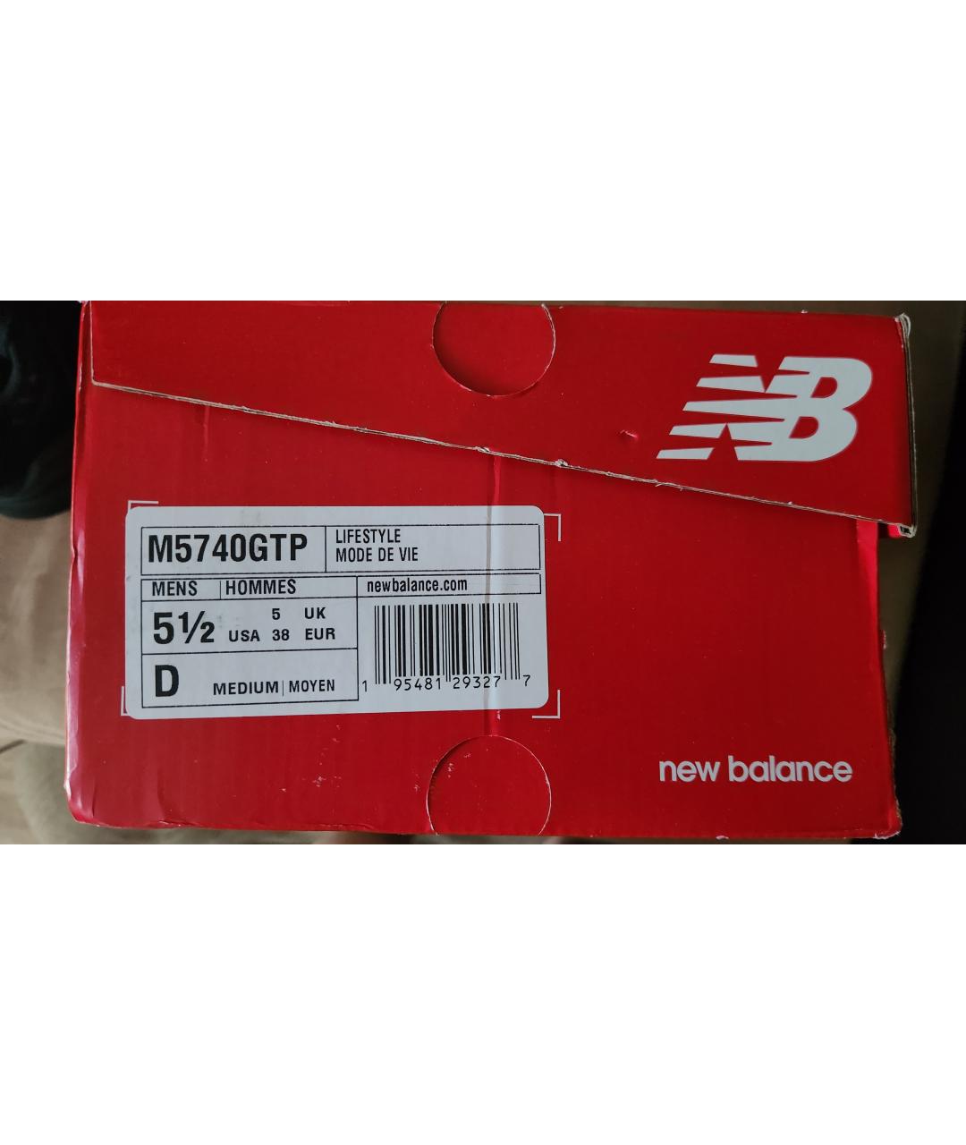NEW BALANCE Черные замшевые высокие кроссовки / кеды, фото 4