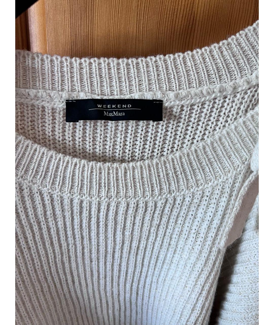 WEEKEND MAX MARA Белый джемпер / свитер, фото 3