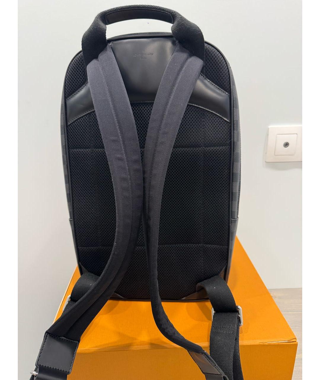LOUIS VUITTON Черный рюкзак, фото 4