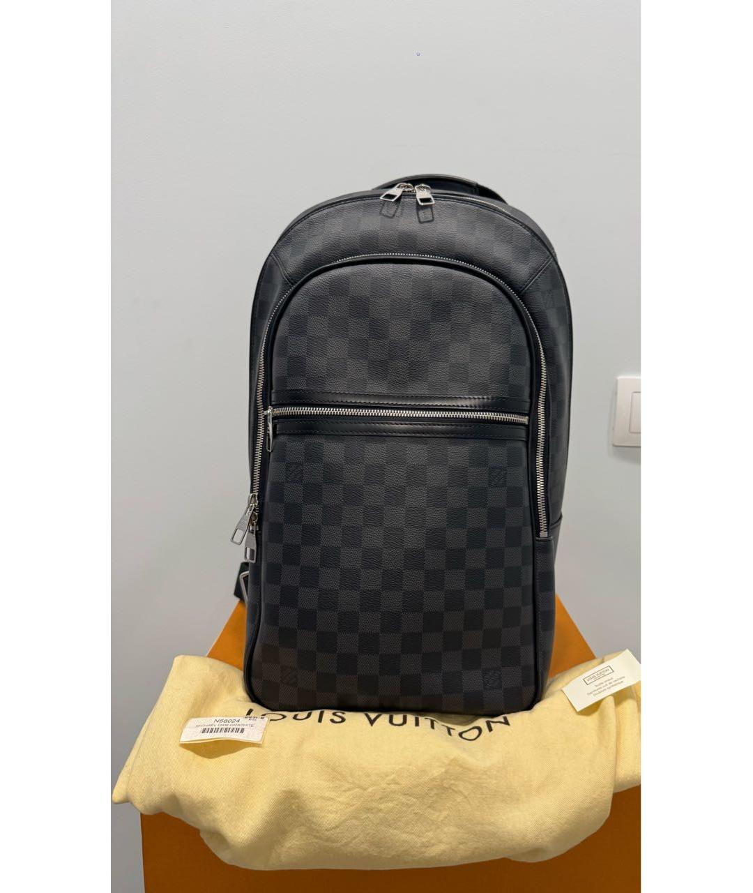 LOUIS VUITTON Черный рюкзак, фото 9