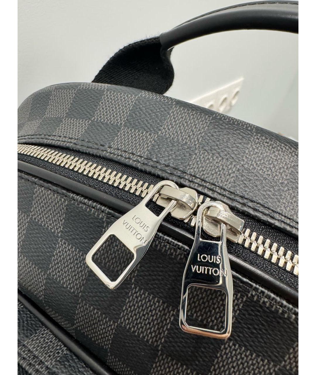 LOUIS VUITTON Черный рюкзак, фото 6