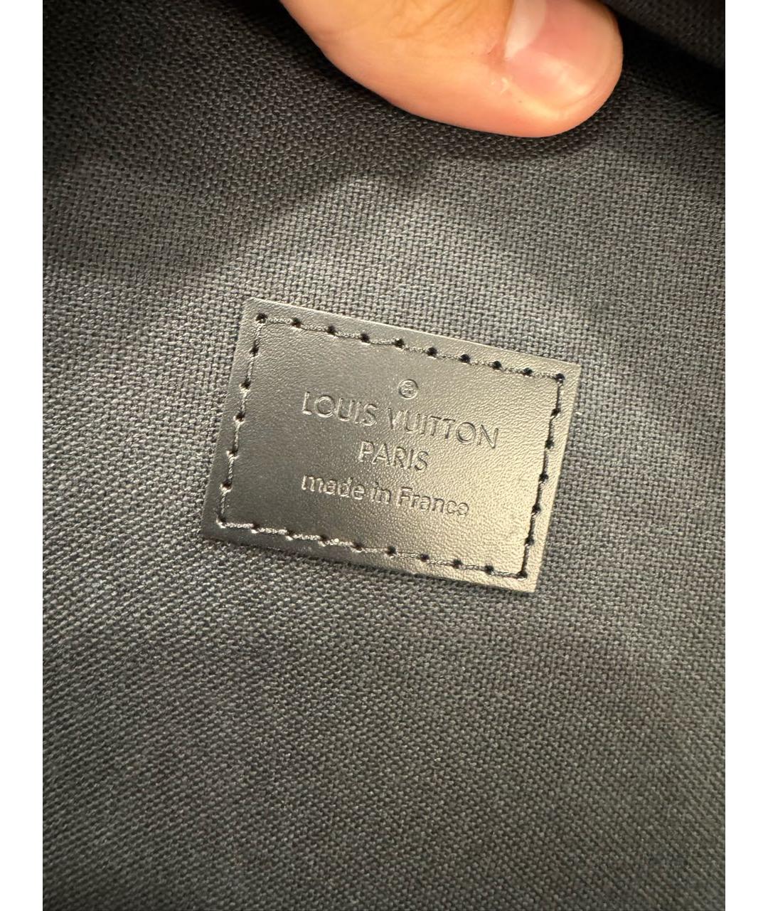LOUIS VUITTON Черный рюкзак, фото 7