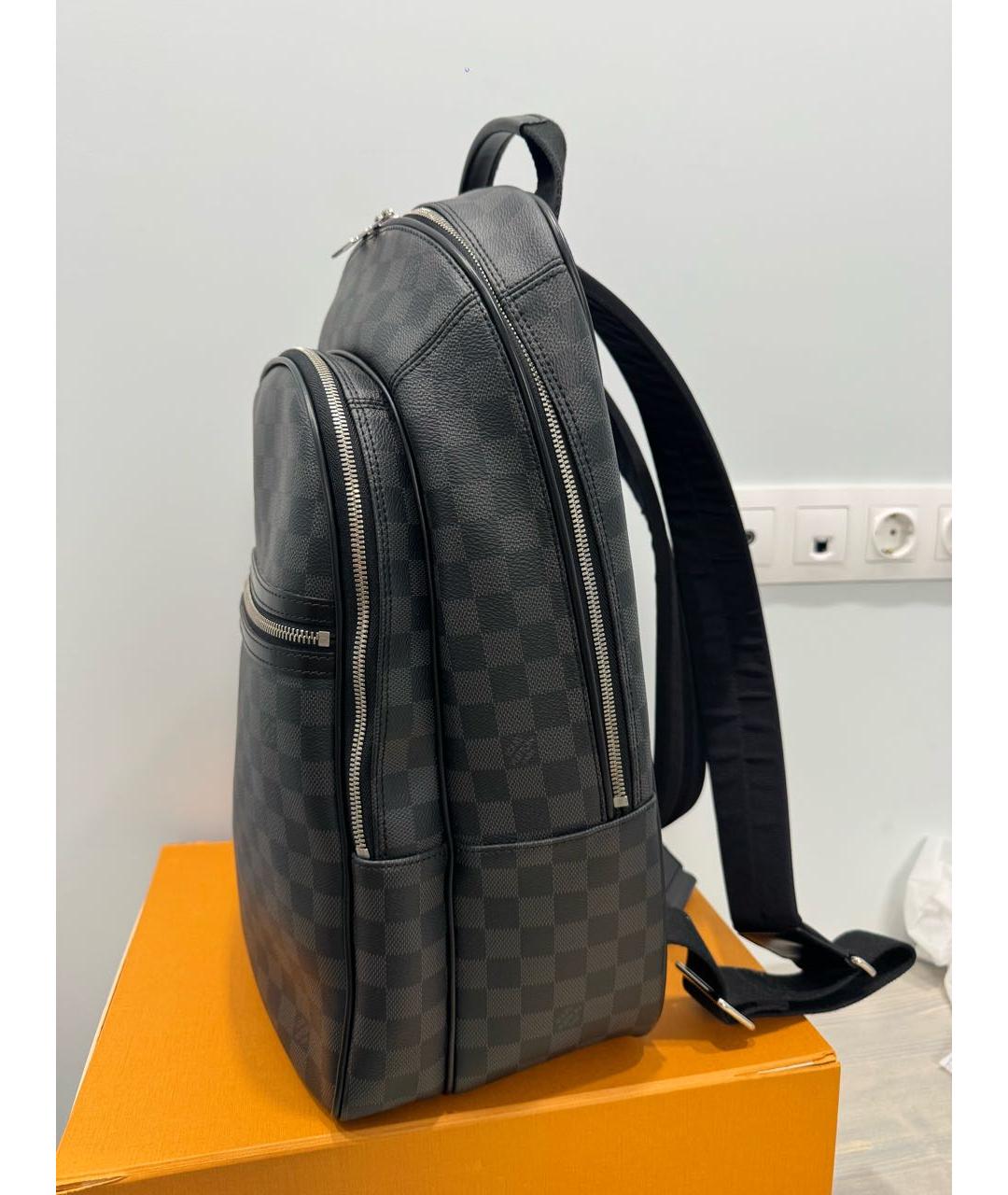 LOUIS VUITTON Черный рюкзак, фото 3
