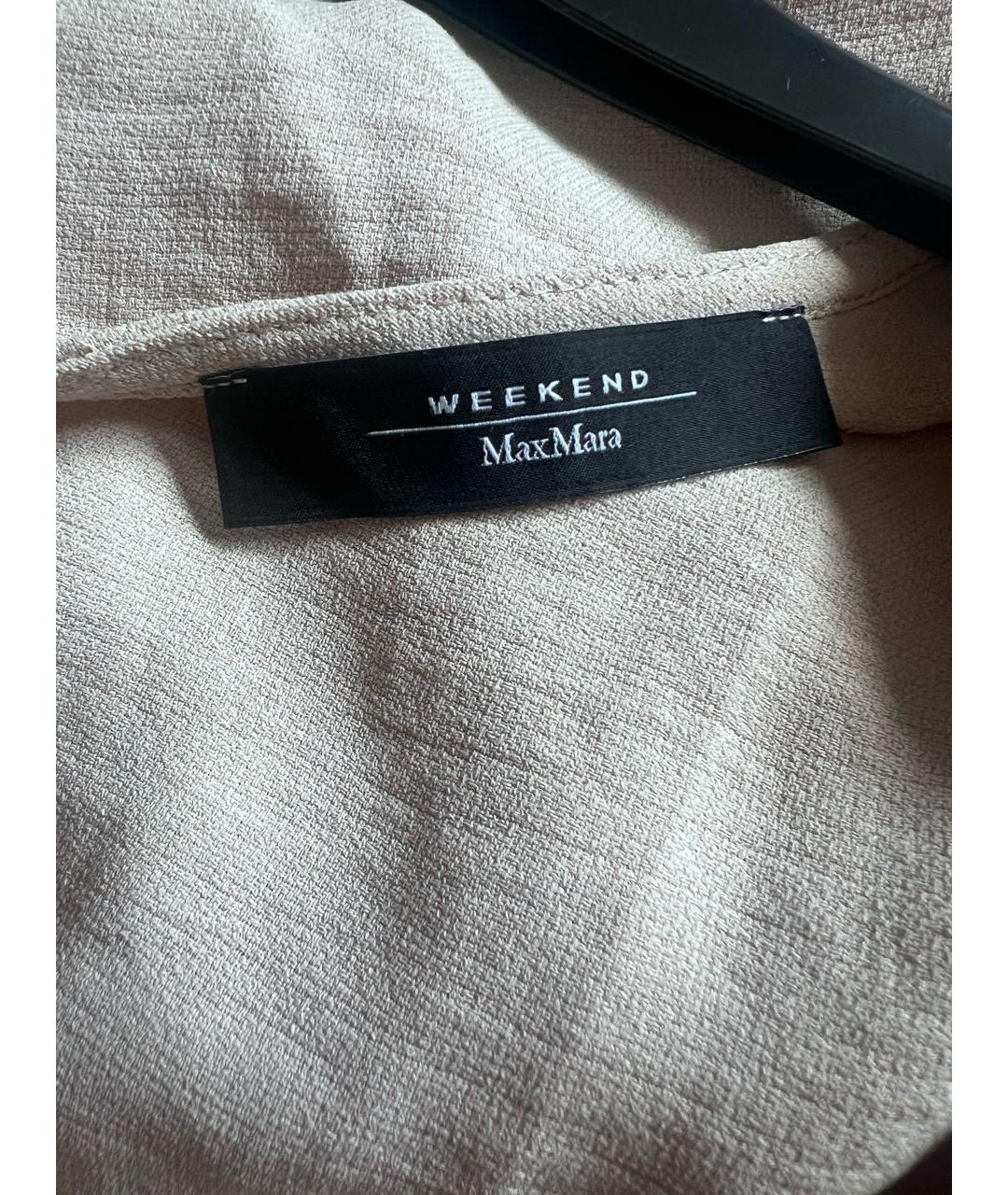 WEEKEND MAX MARA Бежевое повседневное платье, фото 3