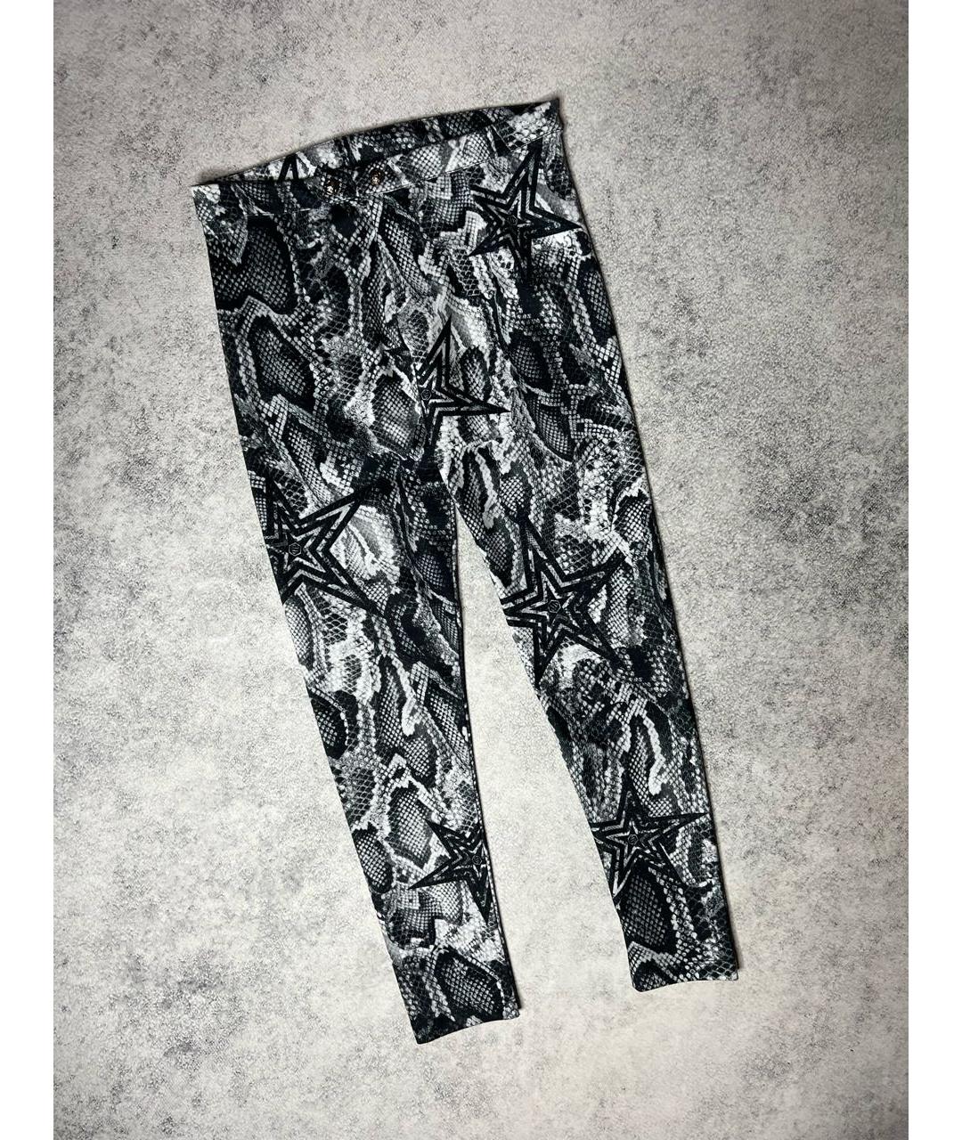 PHILIPP PLEIN Мульти полиэстеровые леггинсы и велосипедки, фото 9