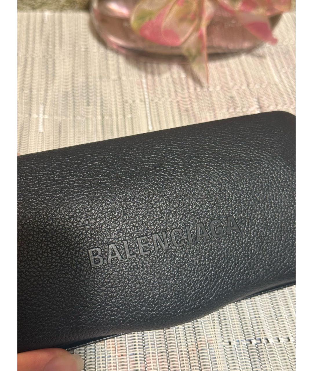 BALENCIAGA Белые пластиковые солнцезащитные очки, фото 4