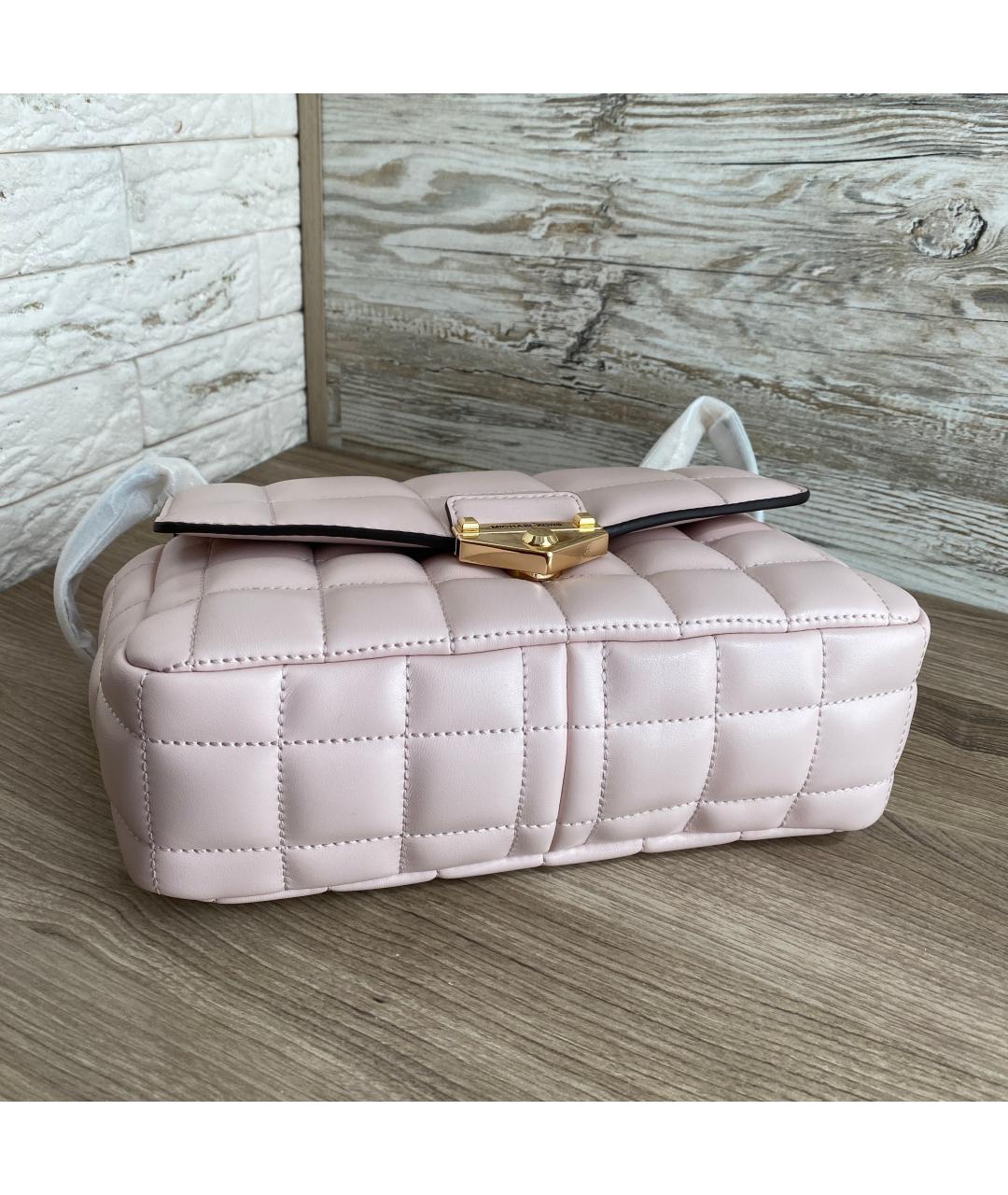 MICHAEL KORS Розовая сумка через плечо из искусственной кожи, фото 8