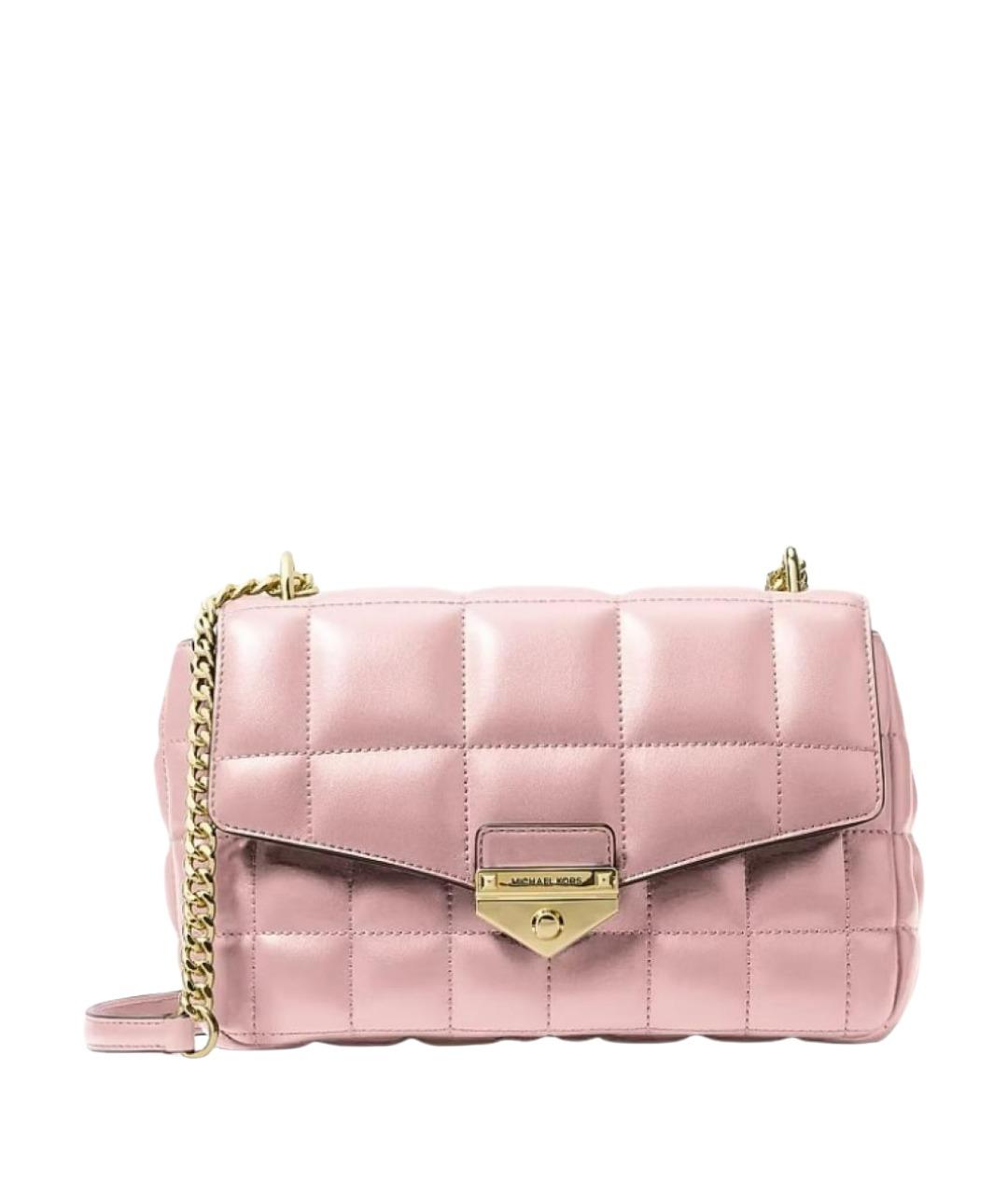 MICHAEL KORS Розовая сумка через плечо из искусственной кожи, фото 1