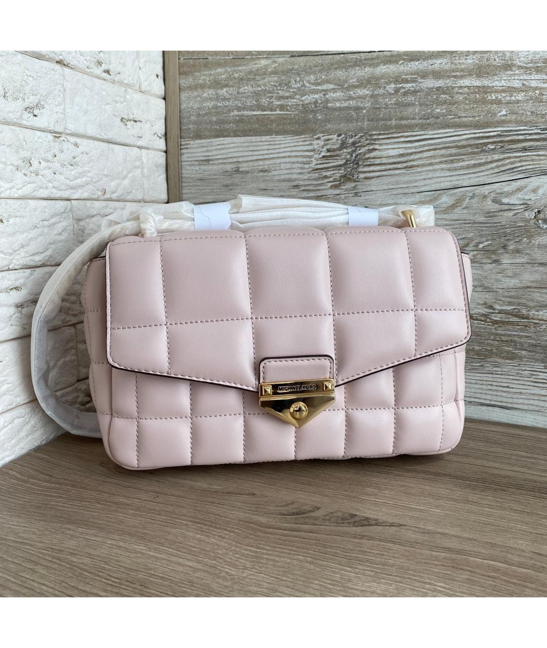 MICHAEL KORS Розовая сумка через плечо из искусственной кожи, фото 2
