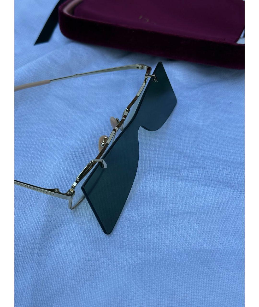 GUCCI Мульти металлические солнцезащитные очки, фото 3