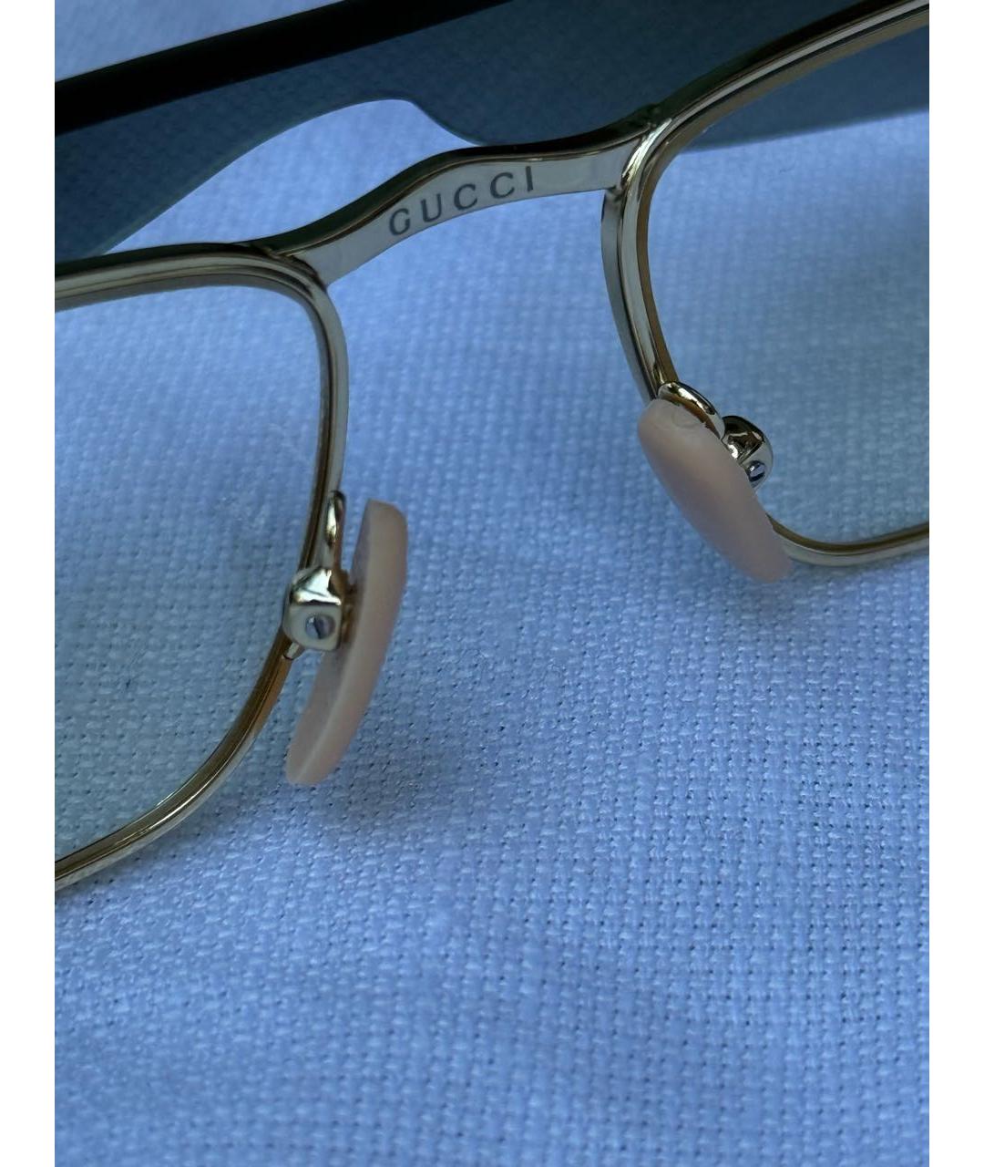 GUCCI Мульти металлические солнцезащитные очки, фото 6