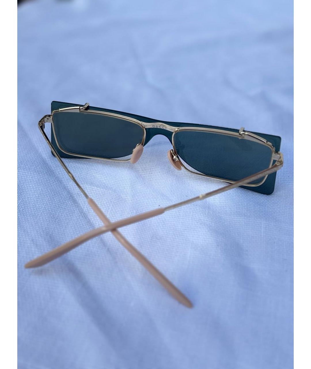 GUCCI Мульти металлические солнцезащитные очки, фото 5