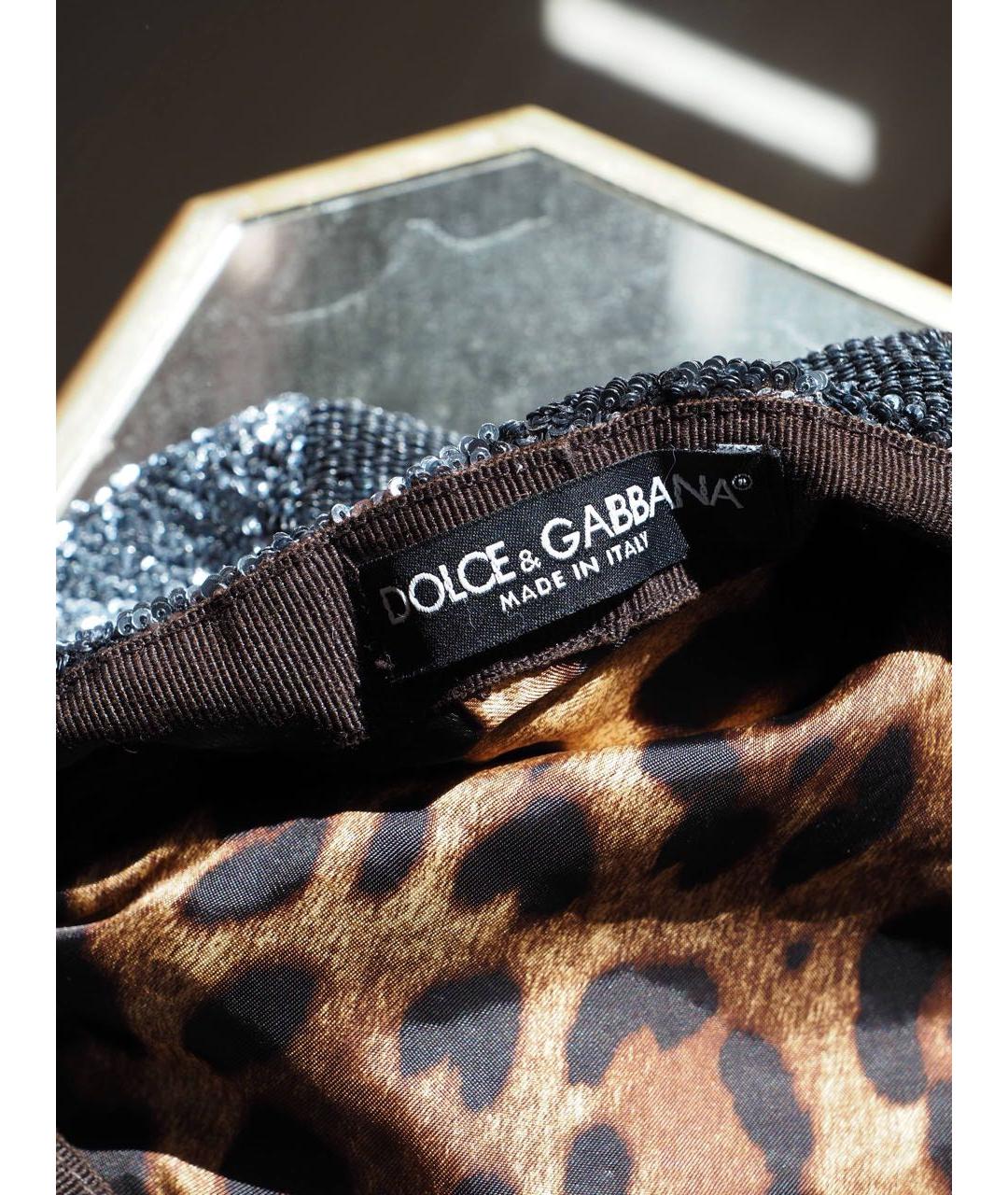 DOLCE&GABBANA Серебряная кепка, фото 3