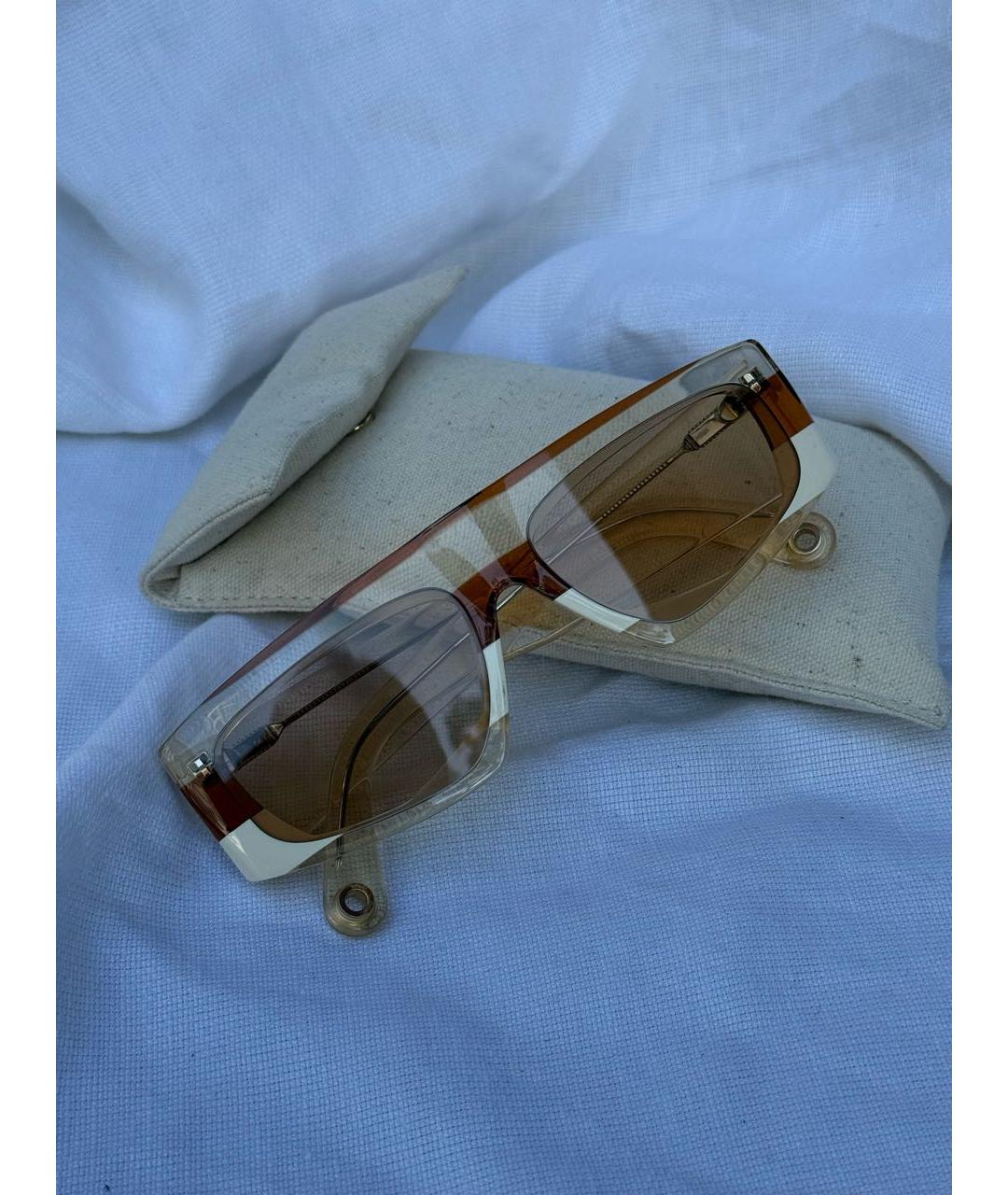 JACQUEMUS Мульти пластиковые солнцезащитные очки, фото 3
