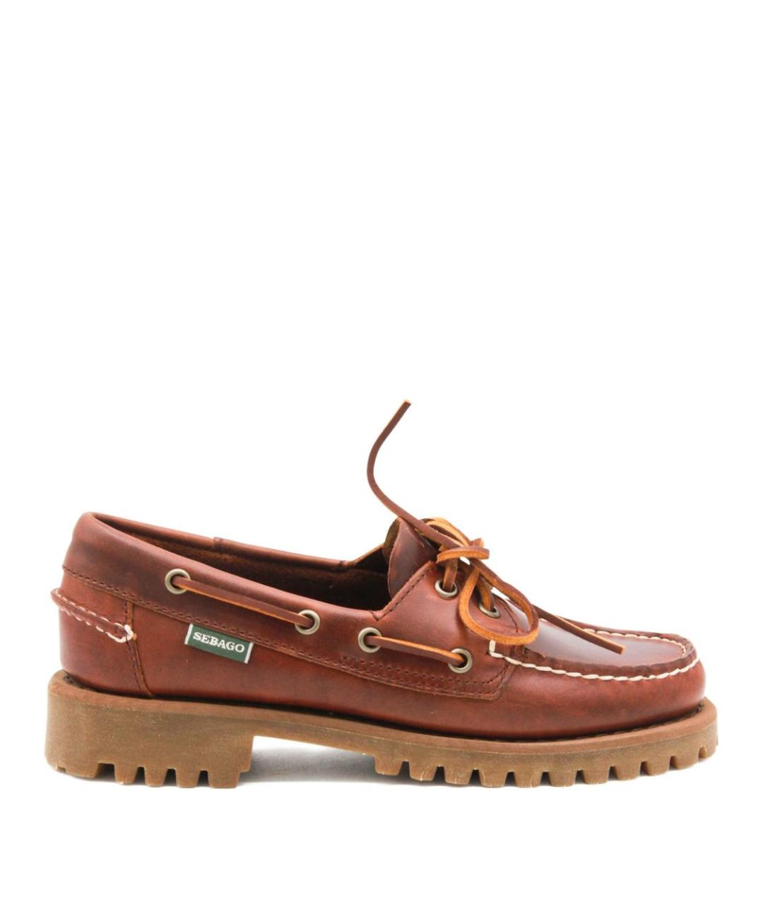 SEBAGO Коричневые кожаные лоферы, фото 3