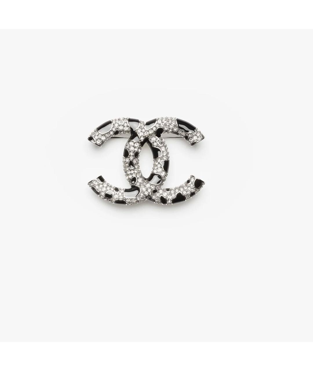 CHANEL Серебряная металлическая булавка / брошь, фото 6
