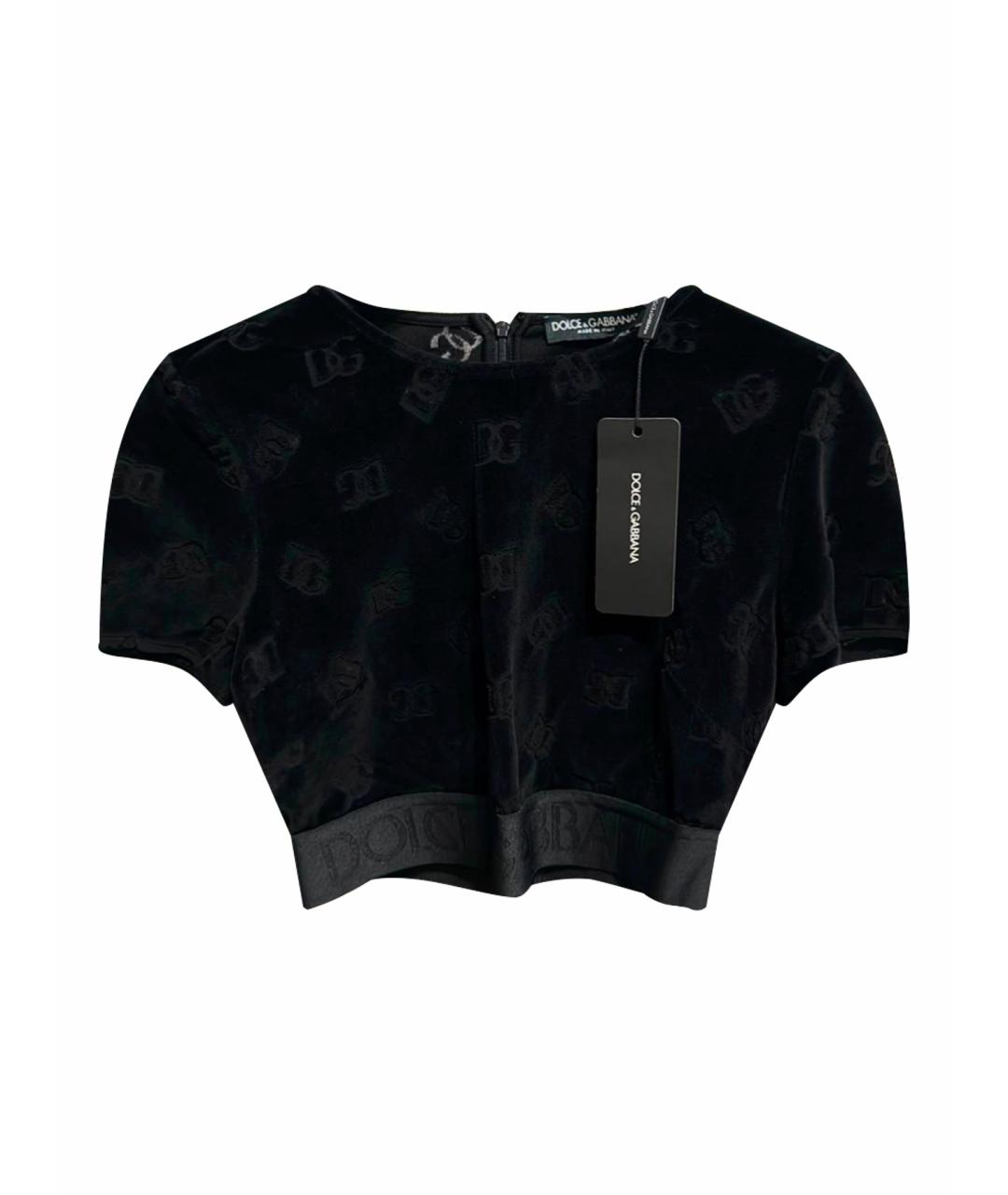 DOLCE&GABBANA Черная футболка, фото 1