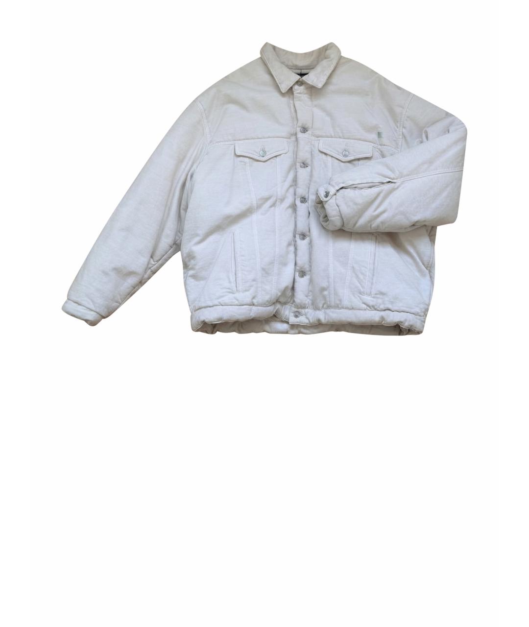 BALENCIAGA Белая деним куртка, фото 1