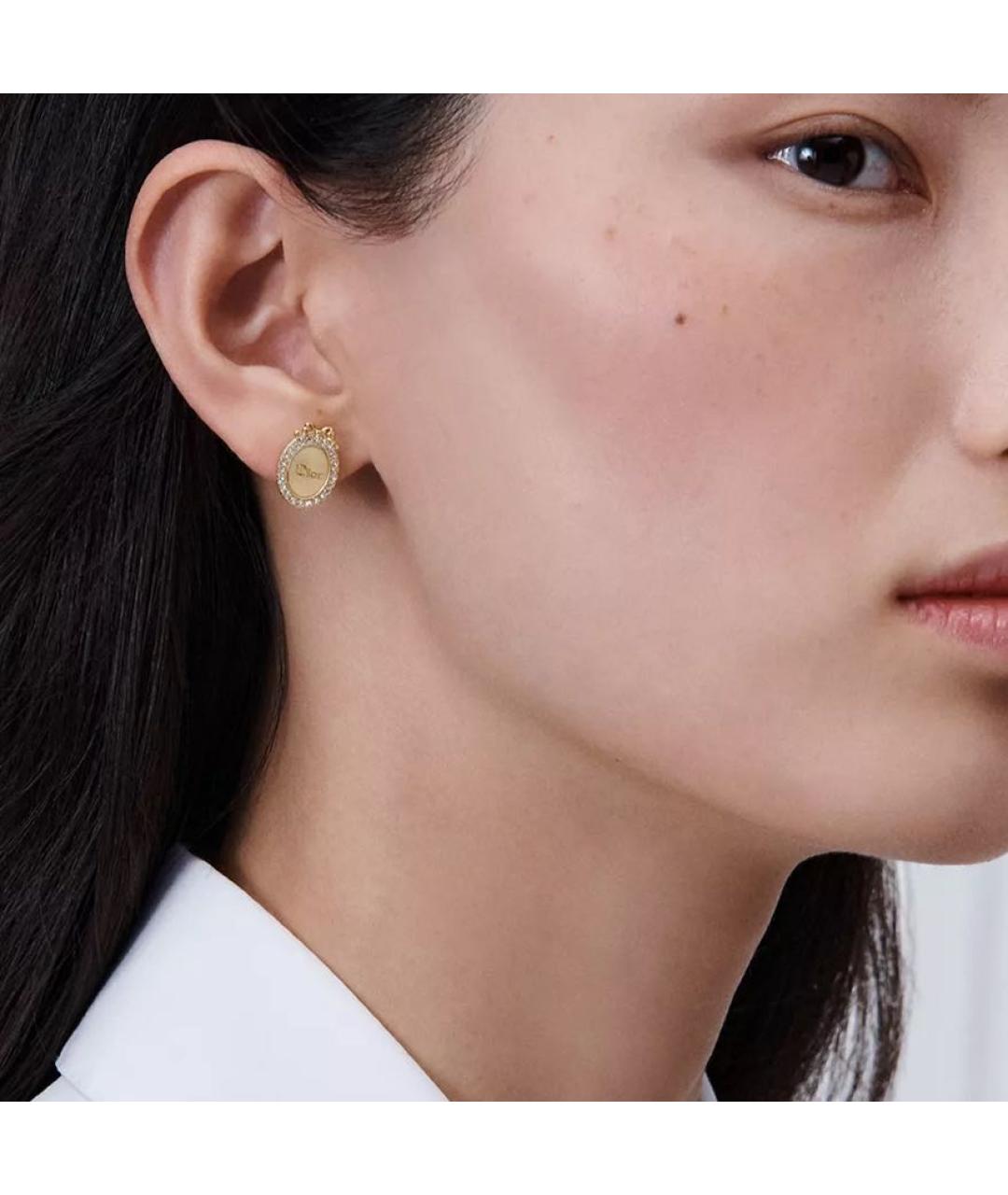 CHRISTIAN DIOR Золотые серьги, фото 3