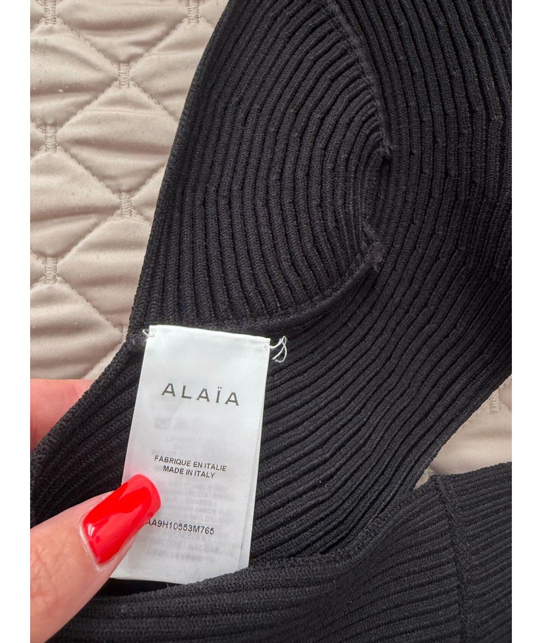 ALAIA Черная майка, фото 4