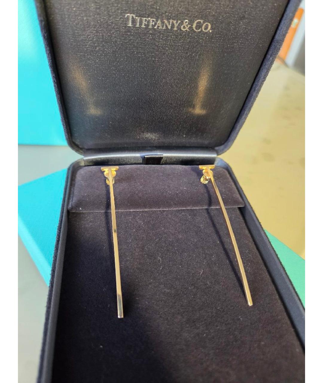 TIFFANY&CO Золотые серьги из желтого золота, фото 2