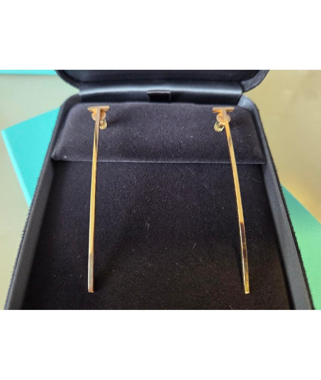 TIFFANY&CO Золотые серьги из желтого золота, фото 5