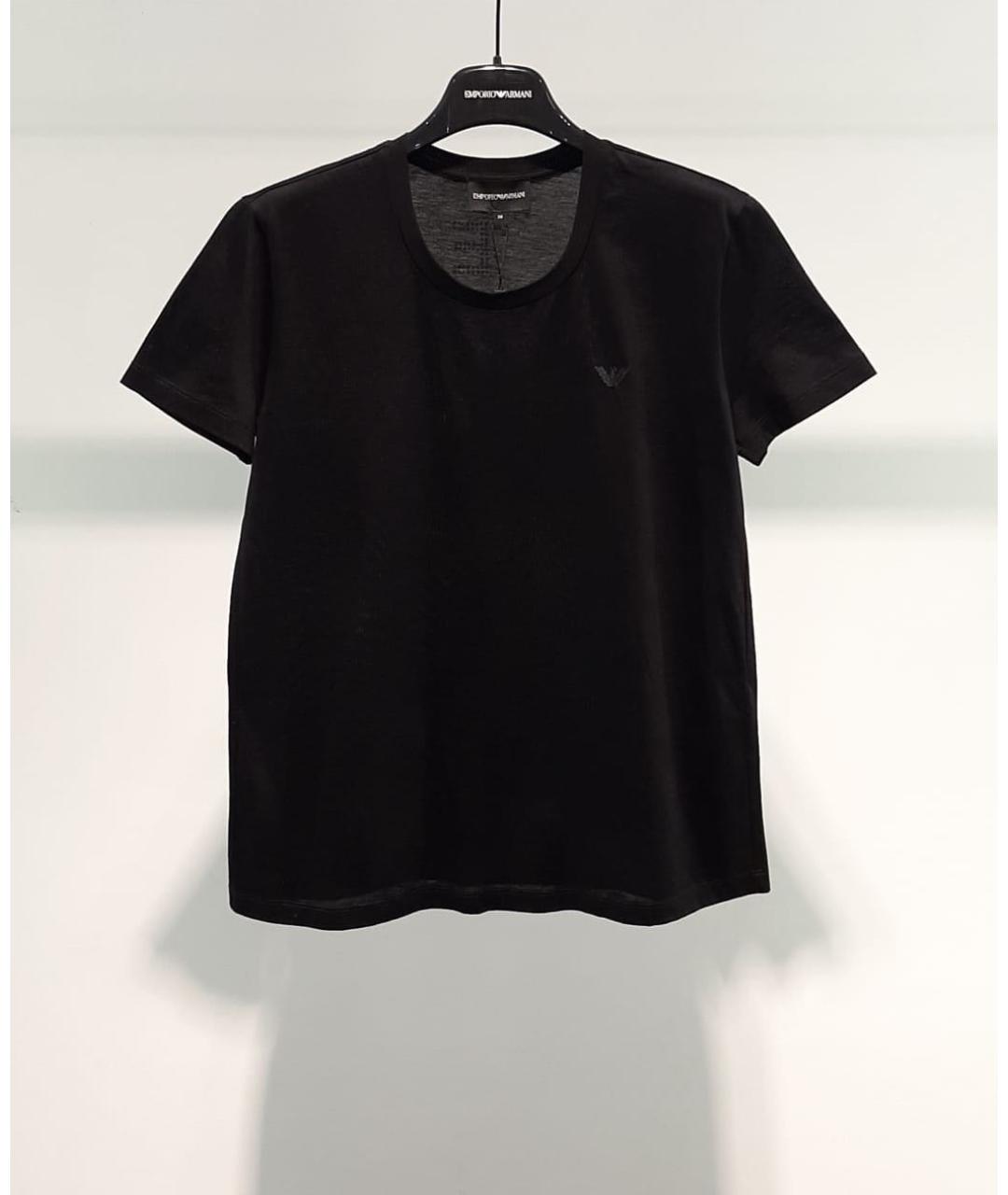 EMPORIO ARMANI Черная футболка, фото 3