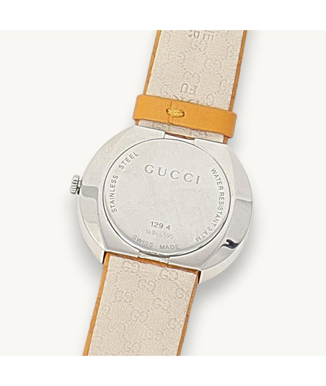 GUCCI Оранжевые стальные часы, фото 2