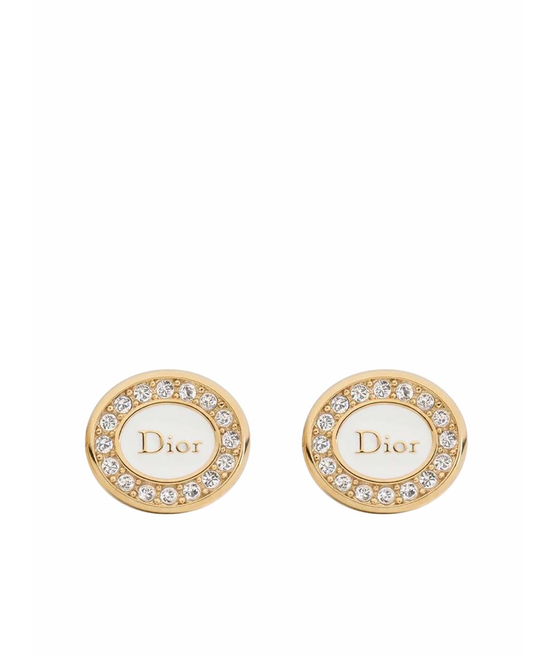 CHRISTIAN DIOR Золотые серьги, фото 1