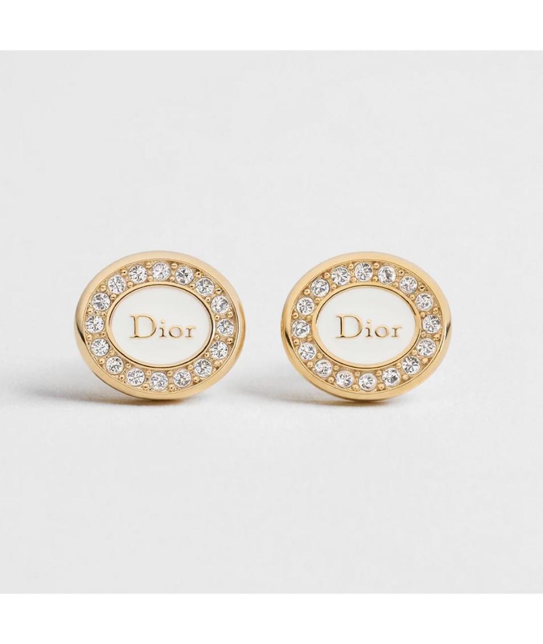 CHRISTIAN DIOR Золотые серьги, фото 3