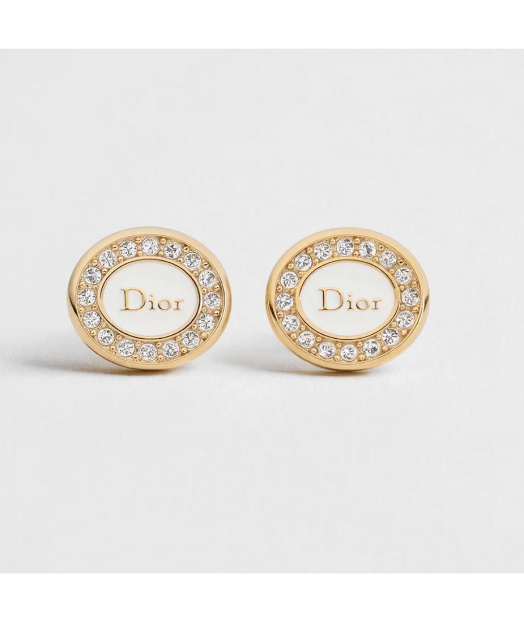 CHRISTIAN DIOR Золотые серьги, фото 4