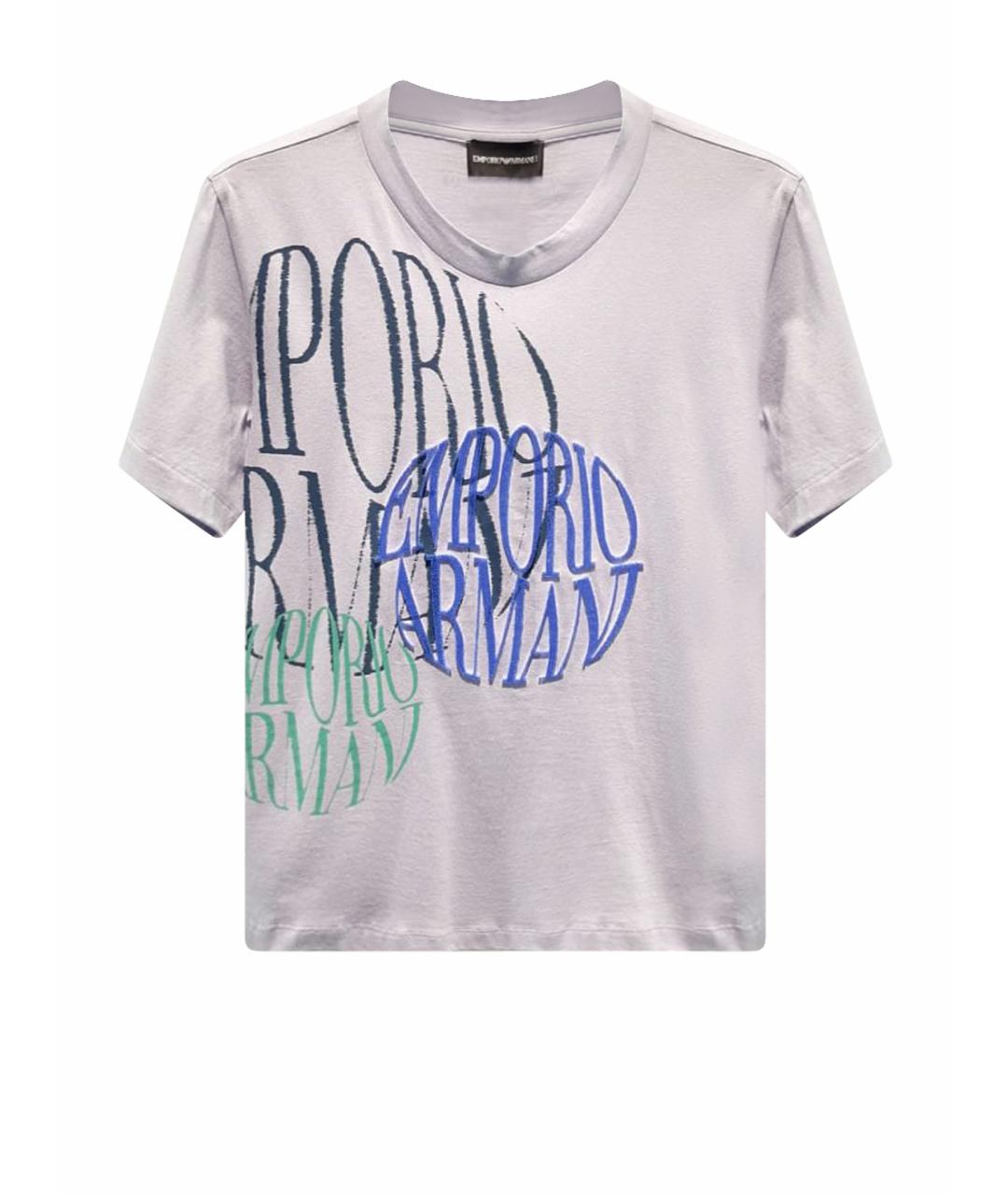 EMPORIO ARMANI Мульти хлопковая футболка, фото 4