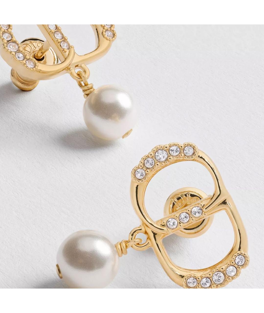 CHRISTIAN DIOR Золотые серьги, фото 3