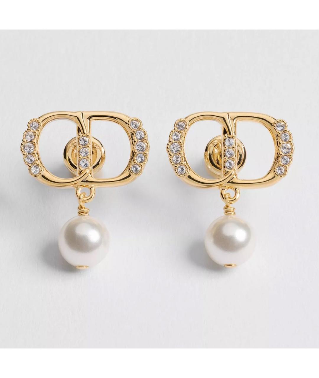 CHRISTIAN DIOR Золотые серьги, фото 4