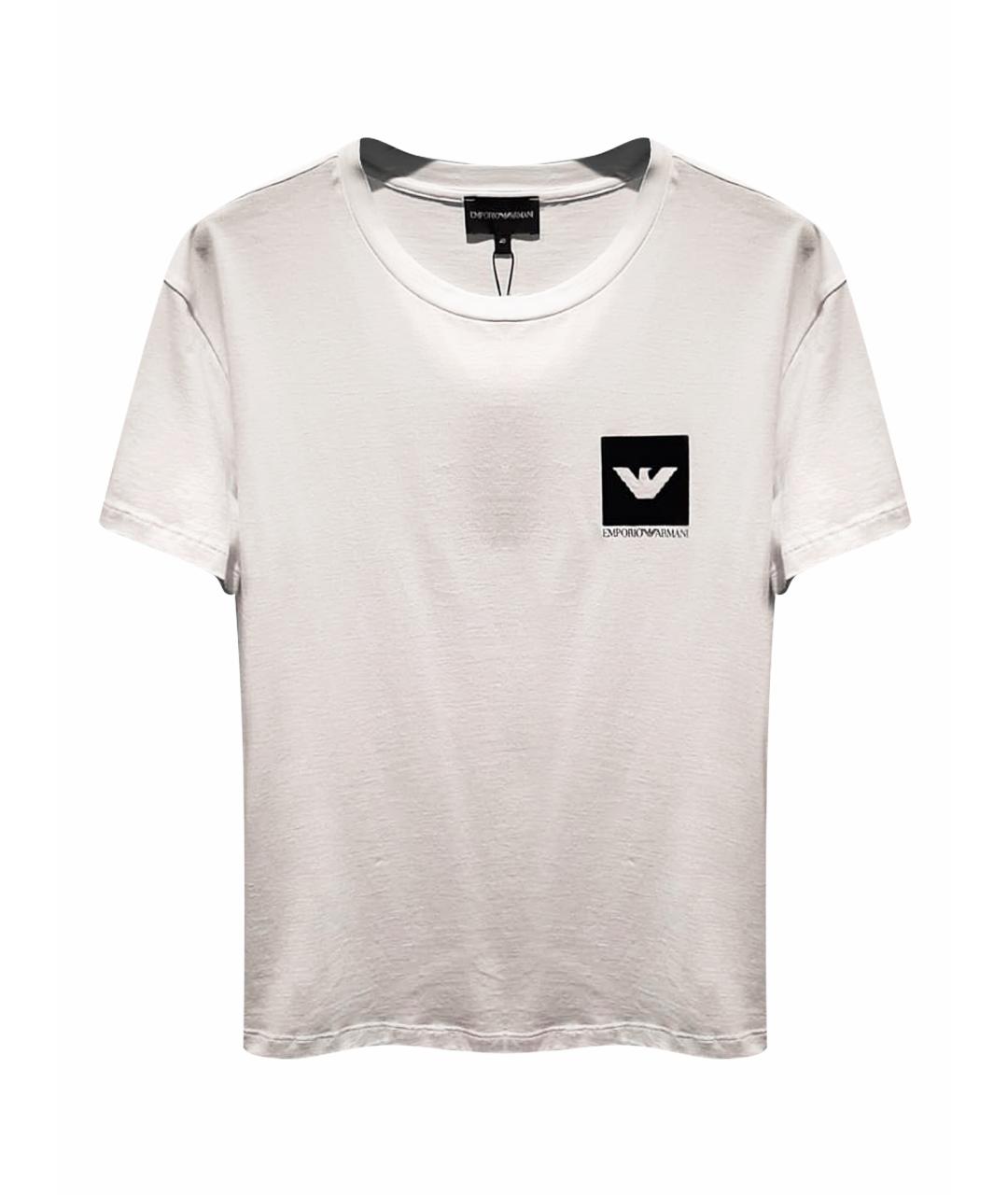EMPORIO ARMANI Белая футболка, фото 1