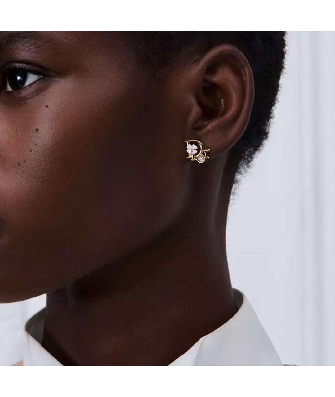 CHRISTIAN DIOR Золотые серьги, фото 3