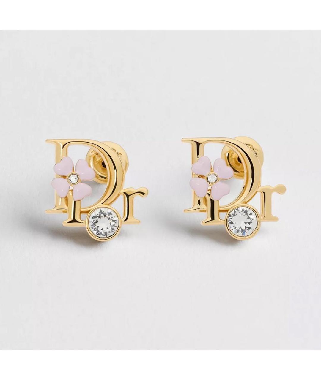 CHRISTIAN DIOR Золотые серьги, фото 4