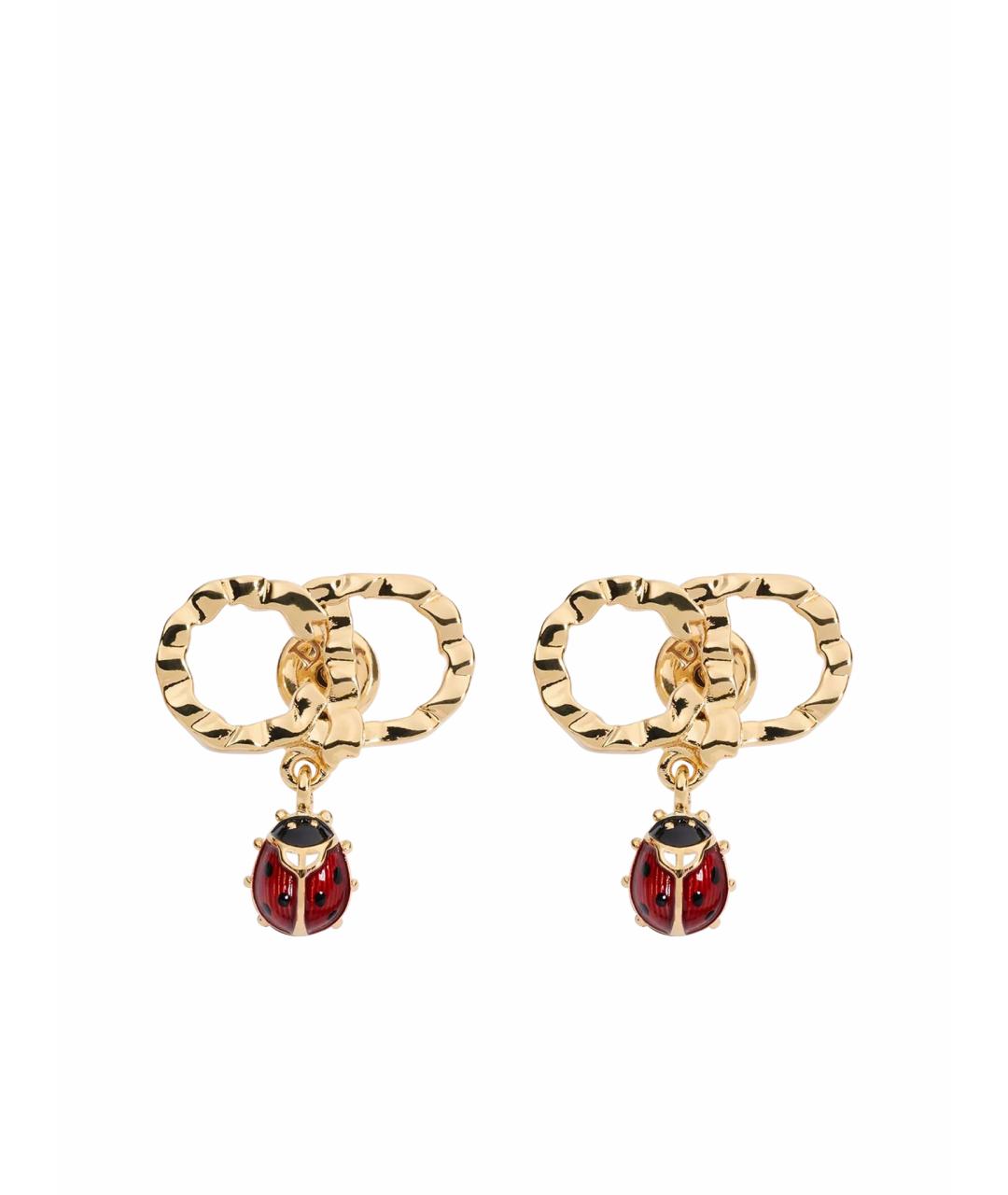 CHRISTIAN DIOR Золотые серьги, фото 1