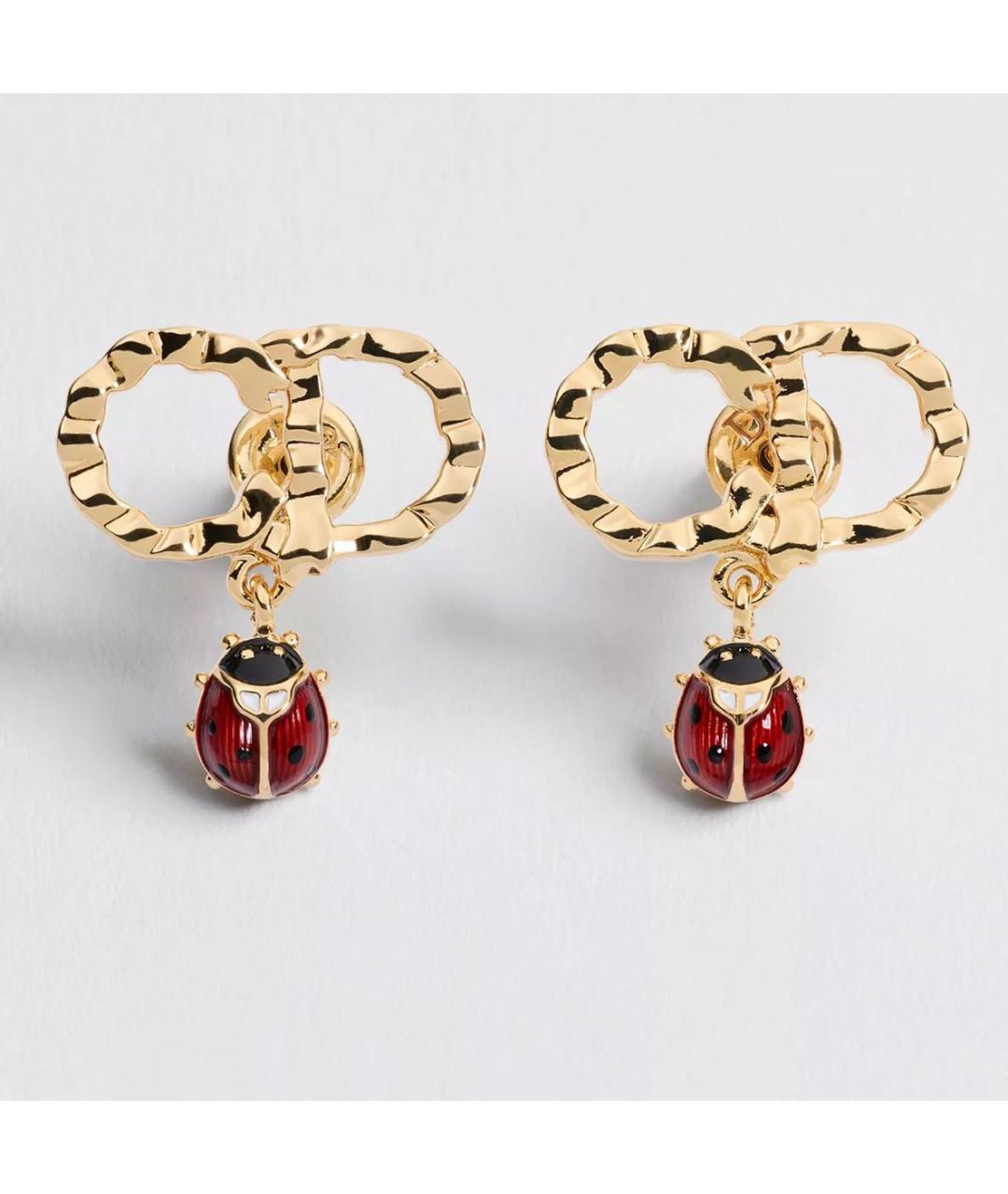 CHRISTIAN DIOR Золотые серьги, фото 4