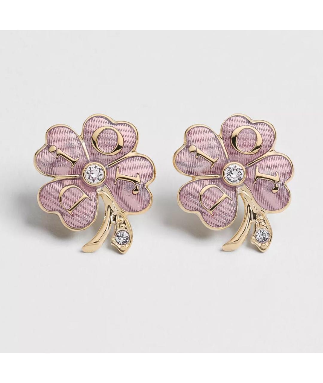 CHRISTIAN DIOR Розовые серьги, фото 4