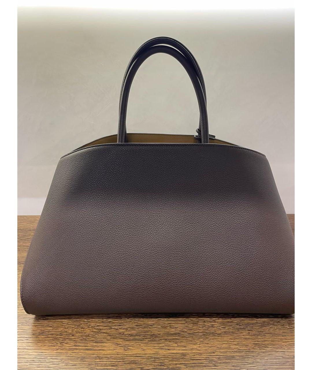 FERRAGAMO Коричневая кожаная сумка через плечо, фото 3