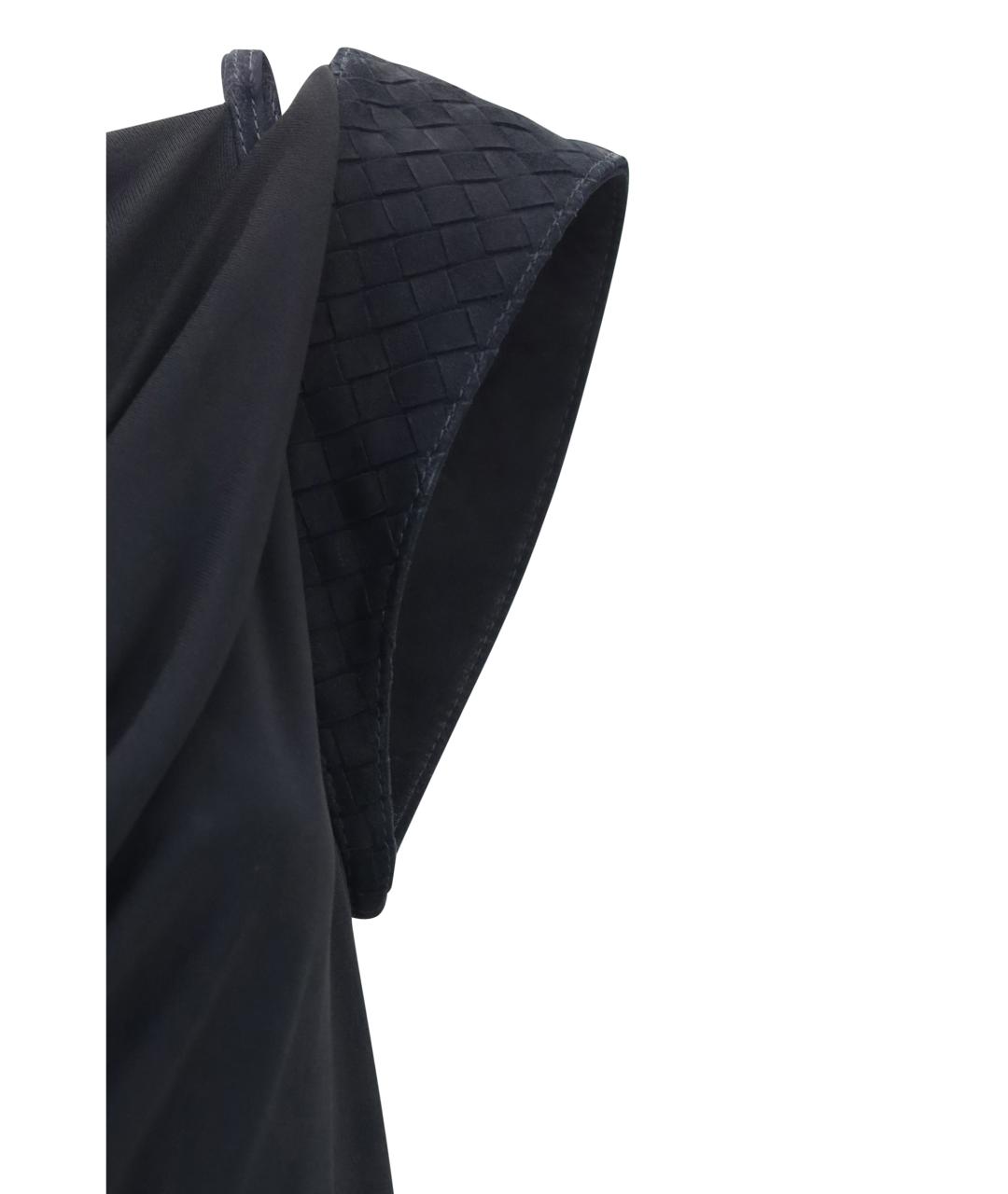 BOTTEGA VENETA Черное синтетическое повседневное платье, фото 3